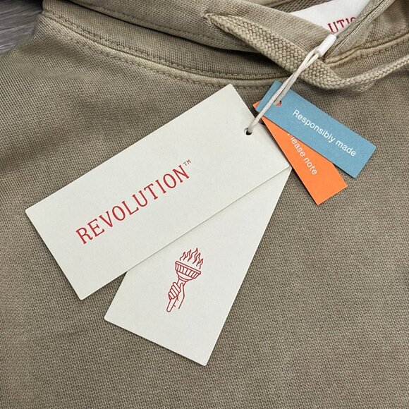 NWT Revolution of 1995 - Men's Mushroom Embroidered Oversized Hoodie Size Large - Picture 6 of 14